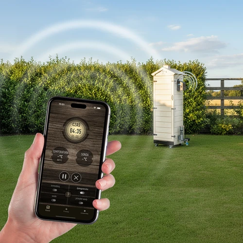 Afumătoare dragON PLYWOOD NATURE – fără cadru, modulară, cu controler Wi-Fi, 320L - 12