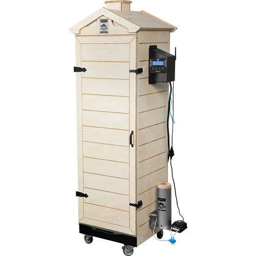 Afumătoare dragON PLYWOOD NATURE – fără ramă, modulară, cu controler Wi‑Fi, 320L - 2