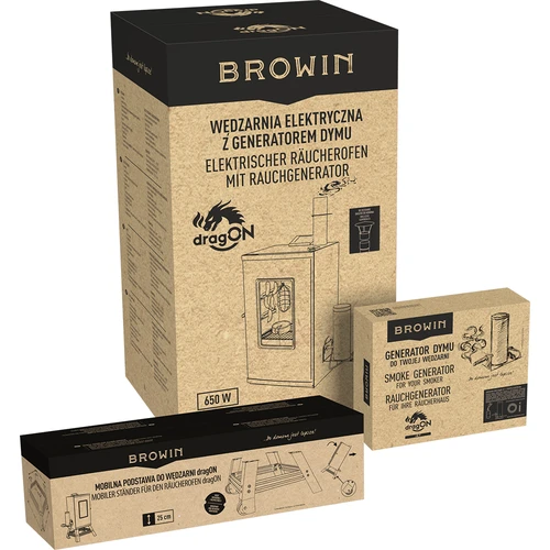 Afumătoare electrică dragON cu bază mobilă - 35