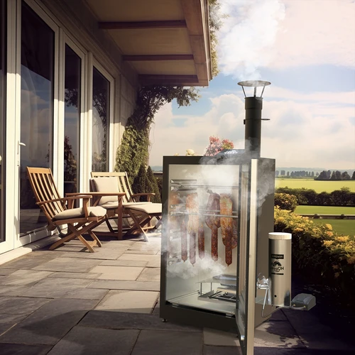 Afumătoare electrică - dragON cu generator de fum, digitală 65 L - 31