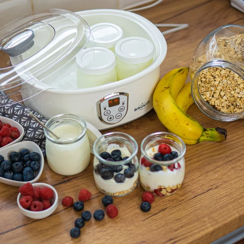 Aparat de făcut iaurt cu termostat, 7 borcane, 1,3 L - 12