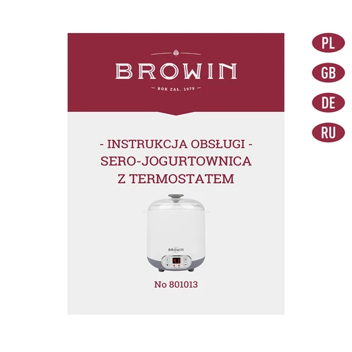 Aparat de iaurt și brânză cu termostat 1,5 L - 9
