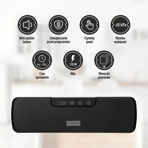 Aparat de vidat - multifuncțional, negru - 7