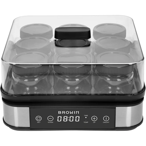 Aparat pentru iaurt cu termostat, 9 borcane, 1,6 L - 2