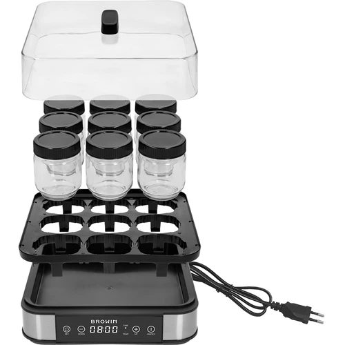 Aparat pentru iaurt cu termostat, 9 borcane, 1,6 L - 3