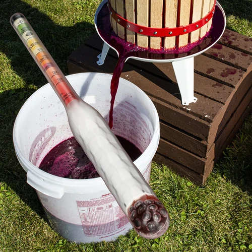 Areometru pentru zahăr necasant cu probetă, domeniu de măsurare: -5–35°Blg - 8