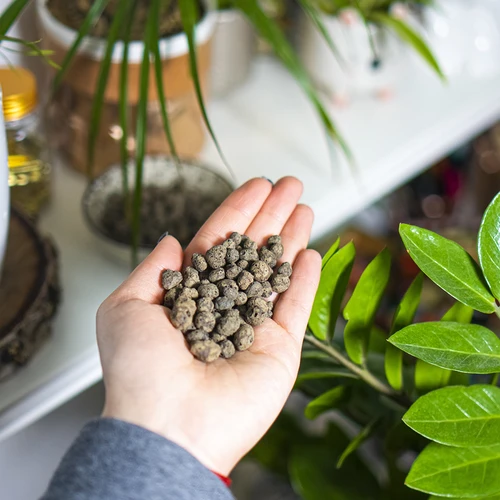 Argilă expandată pentru plante de ghiveci, grădinărit și păduri în sticlă, 4-10 mm, 2L - 10