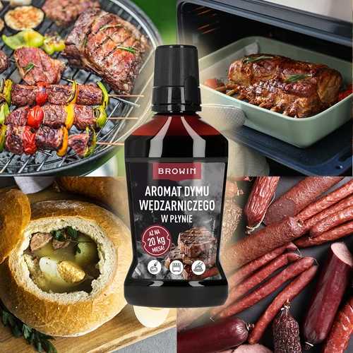 Aromă de fum lichidă pentru afumare, pentru 20 kg, 250 ml - 6
