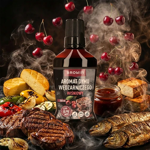 Aromă lichidă de fum pentru afumare – lemn de cireș, 250 ml - 5