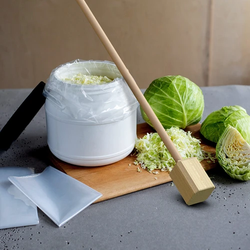 Bătător / pisălog de varză din lemn 78 cm - 3