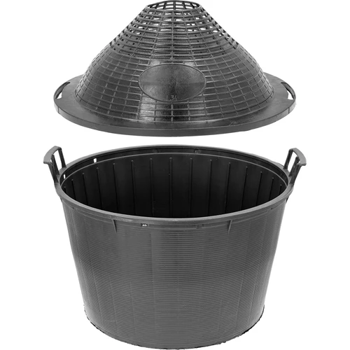 Balon pentru vin 34 L în coș de plastic - 5