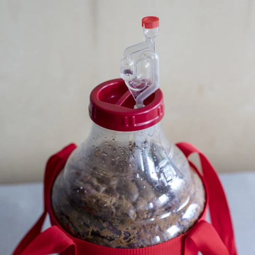 Balon pentru vin ușor, incasabil, cu curele, 10 L - 14