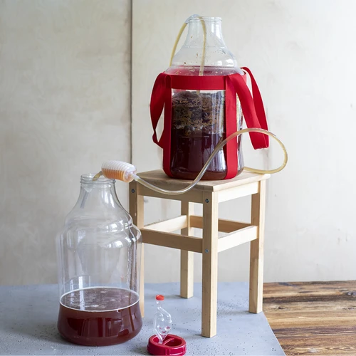 Balon pentru vin ușor, rezistent la spargere, cu curele, 15 L - 15