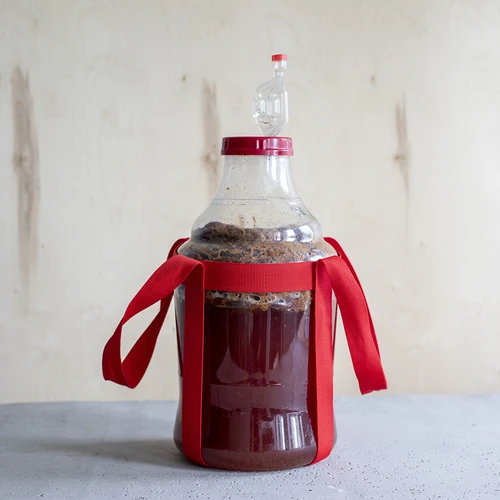 Balon pentru vin ușor, rezistent la spargere, cu curele, 15 L - 14