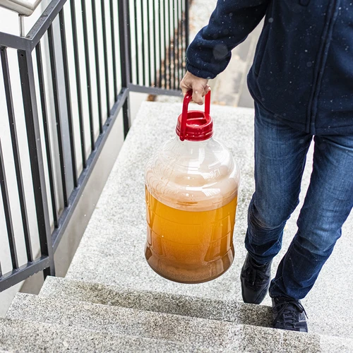 Balon pentru vin ușor, rezistent la spargere, cu mâner, 20 L - 15