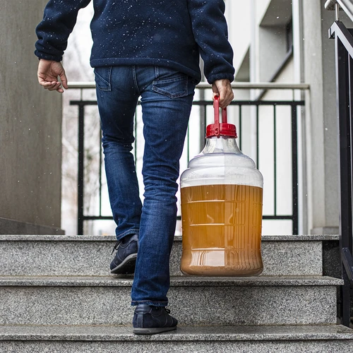 Balon pentru vin ușor, rezistent la spargere, cu mâner, 25 L - 16