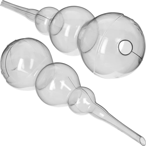 Bilă de irigare triplă (cu trei compartimente), transparentă incoloră, 600 ml - 2