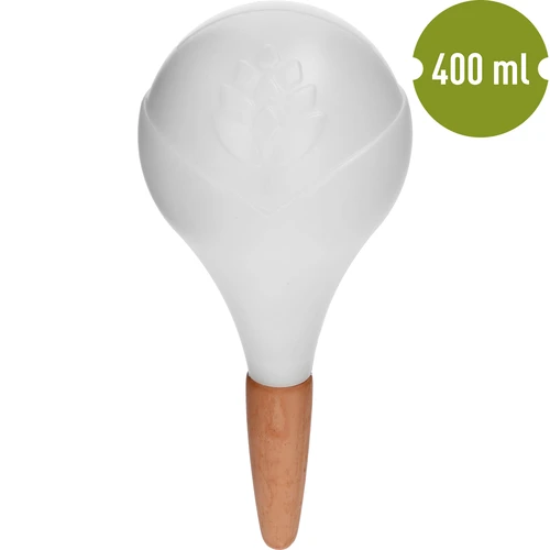 Bilă de udare pentru plante, alb mat cu picior ceramic, 400ml - 2
