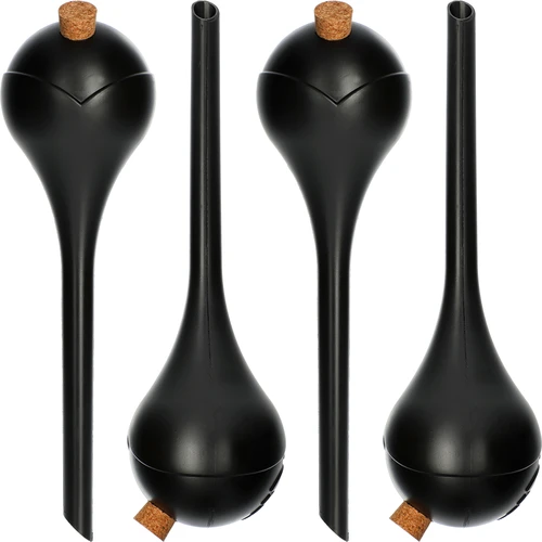 Bile de irigare pentru plante, negre mate, cu dop, 400ml, 4 buc.