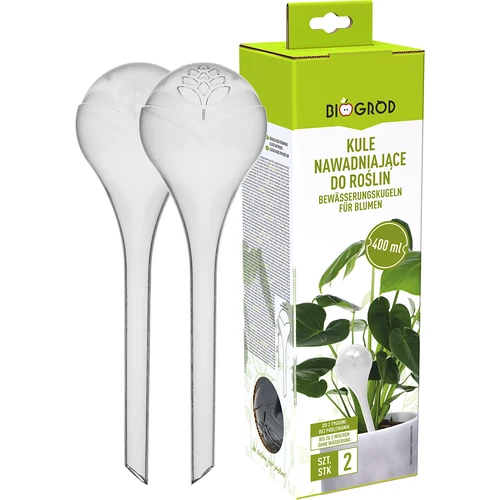 Bile de irigare pentru plante, transparente, 400 ml, 2 buc. - 3