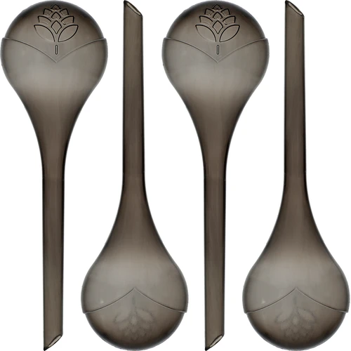 Bile de udare pentru plante, negre transparente, 400 ml, 4 buc.  - 1 