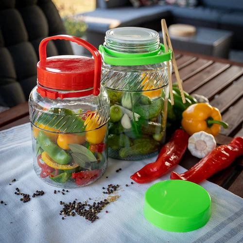 Borcan 3 L cu capac de plastic - 7