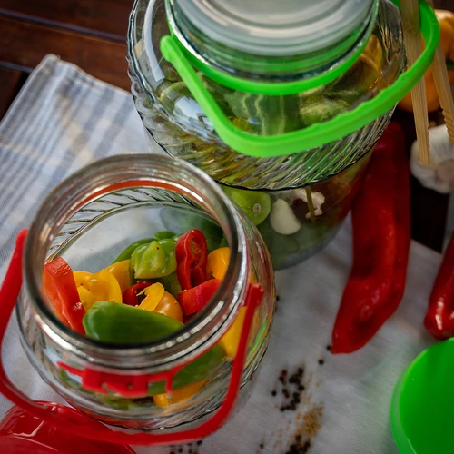 Borcan 3 L cu capac de plastic - 8