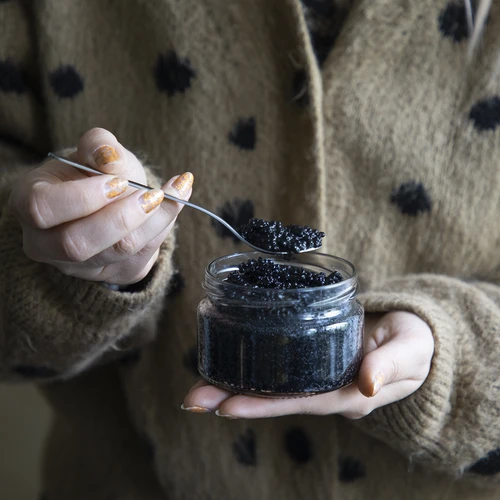 Borcan mic 200ml - cu capac auriu fi 82/6, 6buc. - 7