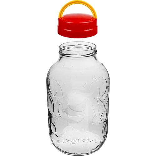 Borcan pentru tincturi 5L și capac cu mâner - 3
