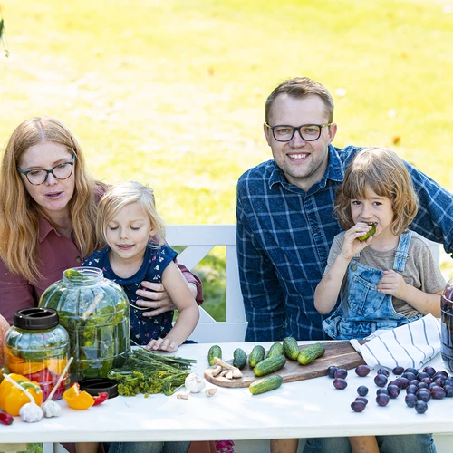 Borcan rezistent la spargere, multifuncțional, cu capac negru, 10L - 6