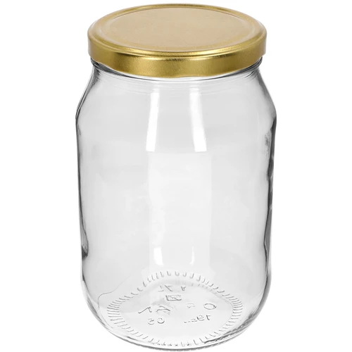Borcan TO 1,7 L cu capac auriu fi 100/6, 1 buc.
