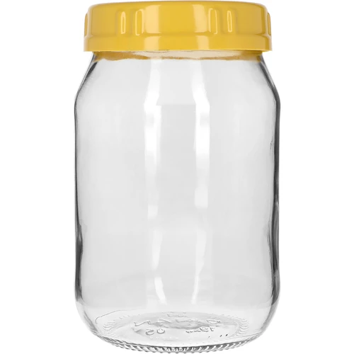 Borcan TO 1,7 L cu capac galben din plastic, cu mâner, fi 100, 1 buc. - 2