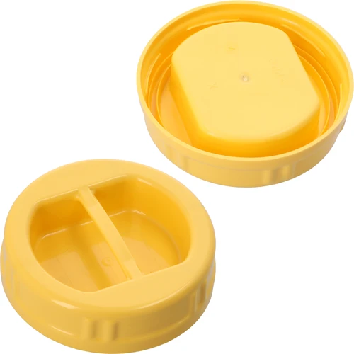 Borcan TO 1,7 L cu capac galben din plastic, cu mâner, fi 100, 1 buc. - 5