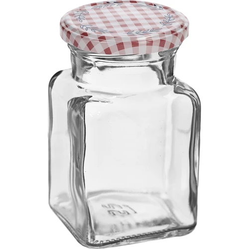 Borcan TO 150 ml Patru colțuri fi 53 capac - 6 buc. - 3