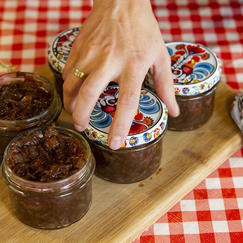 Borcan TO 235 ml cu capac colorat fi82 - 6 buc. - 13