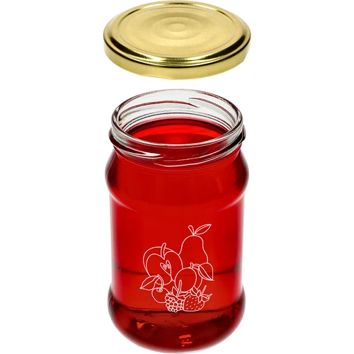 Borcan TO 300ml cu imprimare - mix de fructe și capac fi66/4 - 6 buc. - 5