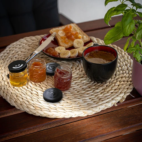 Borcan TO 40 ml cu capac colorat fi 43 - 10 buc. - 10