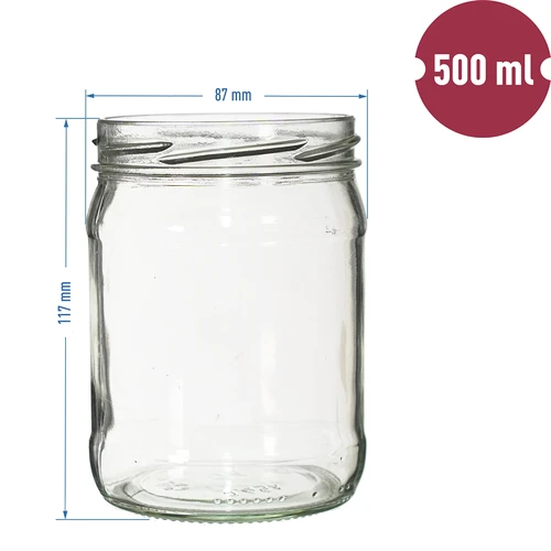 Borcan TO 500 ml fi 82/6 - 8 buc. - 6