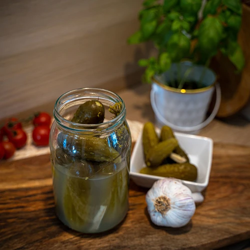 Borcan TO 900 ml cu capac auriu fi 82/6 - 6 buc. - 12