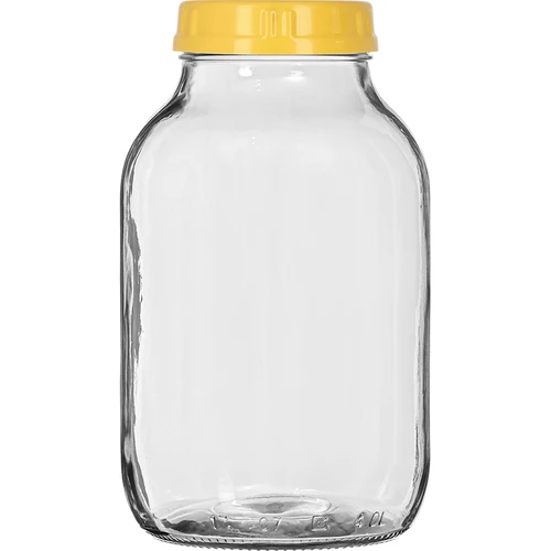 Borcan twist-off 4 L și capac din plastic fi 100 cu mâner - 3