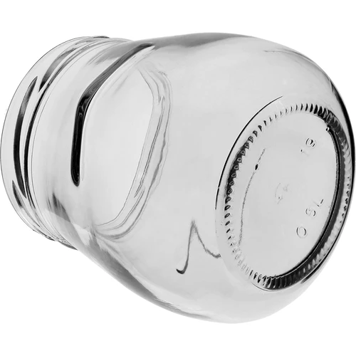 Borcan twist-off 500ml "Amfora Răsturnată" cu capac colorat fi 82/6, 6 buc. - 8