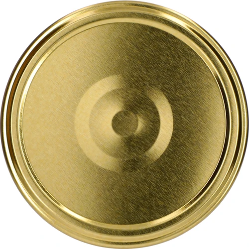 Borcan twist-off, gros 580ml cu capac auriu fi82/6, 6 buc. - 4