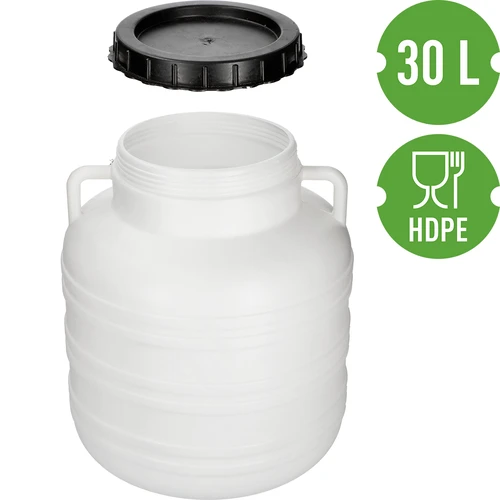 Butoi „Kiszonka” 30L - alb, cu mânere - 3