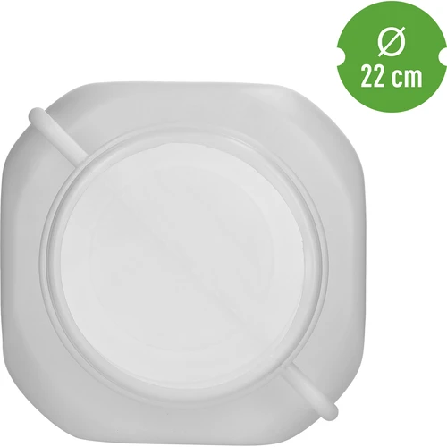 Butoi Pătrat de 50 L, alb, cu mânere 50 L - 5