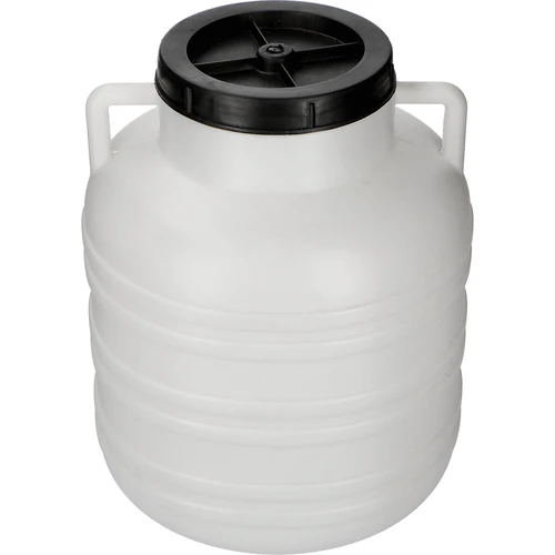 Butoi pentru murături 20 L – alb, cu mânere