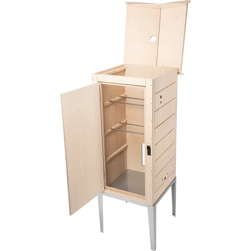 Cameră de afumare din placaj certificat, 200 L, cu bază din oțel inoxidabil - 2