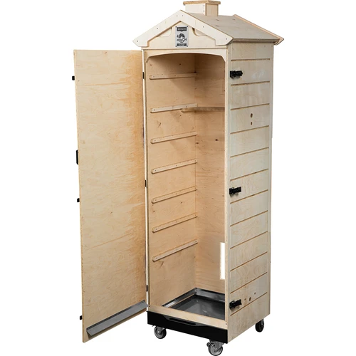 Cameră de afumare din placaj certificat, fără cadru, 320 L, cu roți - 2