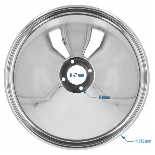 Capac convex 30 L pentru recipient din oțel - 4