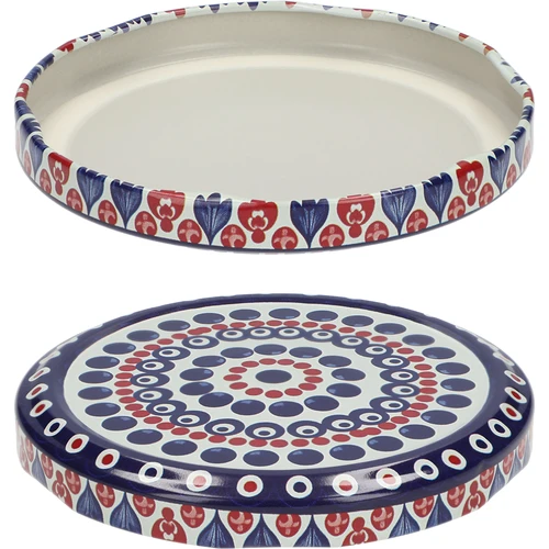 Capac cu imprimeu – model Ceramică 2, fi 82/6, set 10 buc. - 2