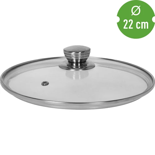 Capac din sticlă pentru oale sub presiune Browin (nr. 340206, 340208, 340209) - 3